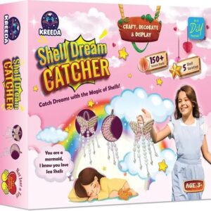 DIY Sea Shell Dream Catcher | Art & Craft Kit | DIY 150+ Natural Sea Shells | Creative Activity | Butterfly and Moon DIY kit